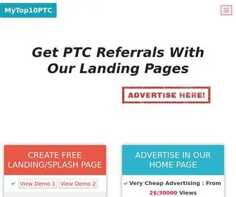 Mytop10PTC.com(Create Your Top 10 PTC) Screenshot