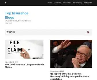 Mytopinsuranceblogs.com(Top Insurance Blogs) Screenshot