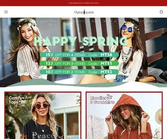 Mytopsquare.com(Shop Trendy Online Style Tops) Screenshot