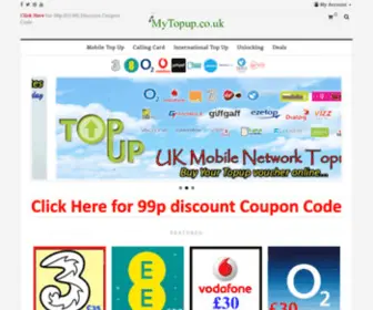 Mytopup.co.uk(My Top Up) Screenshot