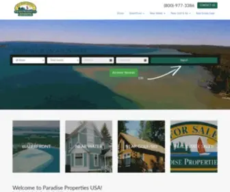 Mytorchlake.com(Waterfront and Resort Area Vacation Rentals on Torch Lake) Screenshot