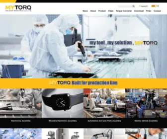 MytorqTools.com(MYTORQ Industrial Precision Torque Control Screwdriver) Screenshot