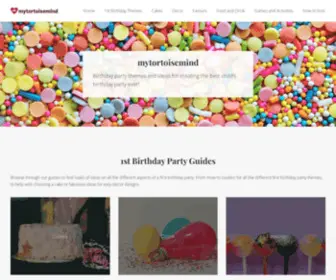 Mytortoisemind.com(1st Birthday Party Ideas) Screenshot