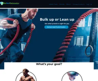 Mytotaloptimization.com(The best reviewed & tested fitness & health products) Screenshot