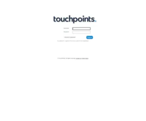 Mytouchpointsnetwork.com(Touch Points) Screenshot