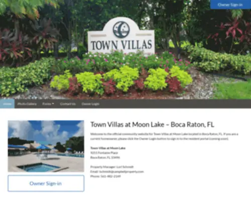 Mytownvillas.com(Town Villas at Moon Lake) Screenshot