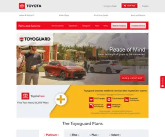 Mytoyoguard.com(SET Explore) Screenshot