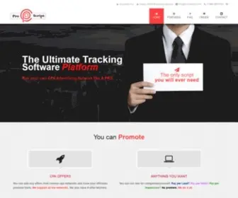 MYtrackingmedia.com(The ultimate tracking software platform) Screenshot