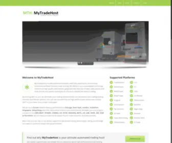MYtradehost.com(MyTradeHost VPS Server Hosting Trading TradeStation Interactive Brokers TWS MetaTrader MultiCharts NinjaTrader) Screenshot