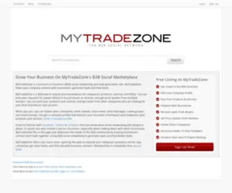 MYtradezone.com(MyTradeZone is a Business to Business (B2B)) Screenshot