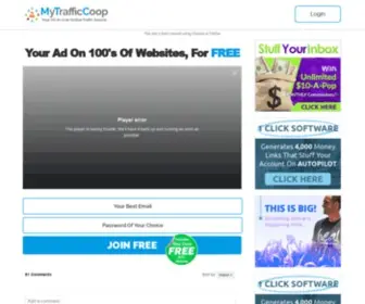 MYtrafficcoop.com(My Traffic Coop) Screenshot
