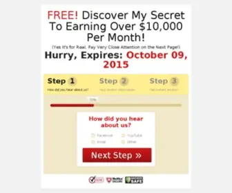 MYtrafficoptimizer.com(Discover My Secret To Earning Over $10) Screenshot