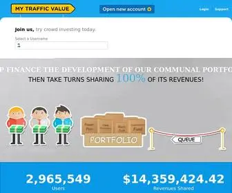 MYtrafficValue.com(My Traffic Value) Screenshot