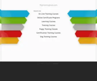 MYtraininghub.com(My Training Hub Directory) Screenshot