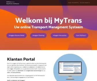 MYtrans.nl(EasyTrans Software) Screenshot
