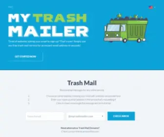 MYtrashmailer.com(Trash Mail) Screenshot