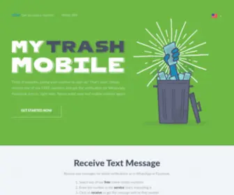 MYtrashmobile.com(Verify WhatsApp or Facebook without phone) Screenshot