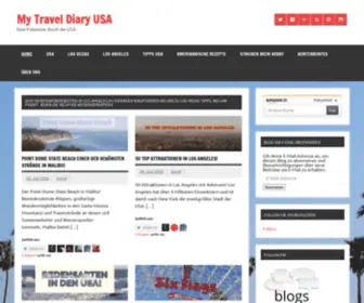 MYtraveldiaryusa.de(My Travel Diary USA) Screenshot
