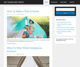 MYtravelingtents.com(Best Outdoor Camping Tents inMy Traveling Tents) Screenshot