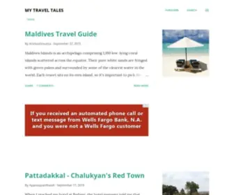 MYtraveltales.in(My Travel Tales) Screenshot