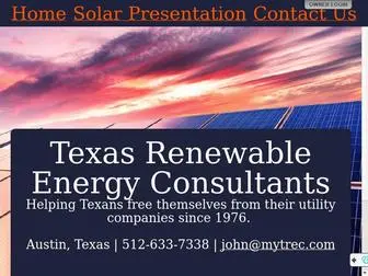 MYtrec.com(Texas Renewable Energy Consultants) Screenshot