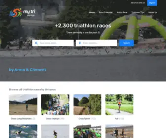 MYtriWorld.com(My Tri World) Screenshot