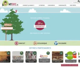 MYtroc.fr(Troc et consommation responsable sur) Screenshot