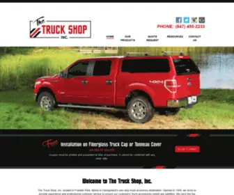 MYtruckcap.com(The Truck Shop) Screenshot