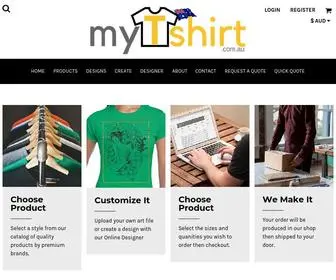 MYTshirt.com.au(Home mytshirt) Screenshot