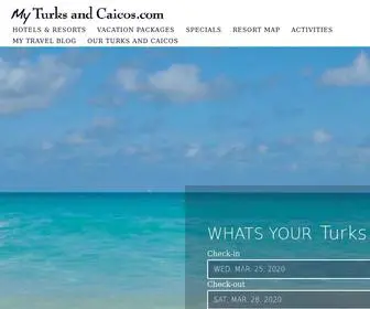 Myturksandcaicos.com(Turks and Caicos Resorts Hotels) Screenshot