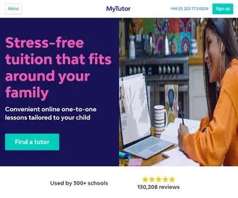 Mytutor.co.uk(Online tutoring) Screenshot