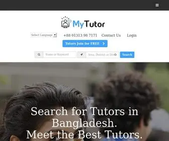 Mytutor.com.bd(Find bdTutors or Perfect Home) Screenshot