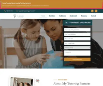 Mytutoringpartners.com(Our vision) Screenshot