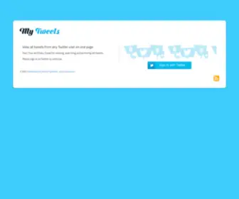 MYtweets.com(My Tweets) Screenshot