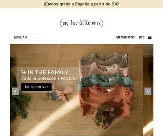 MYtwolittleones.com(Tienda de moda premamá y bebé) Screenshot