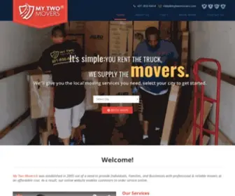 MYtwomovers.com(MY TWO MOVERS®) Screenshot