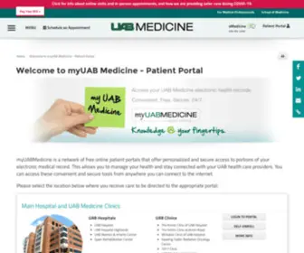 Myuabmedicine.org(MyUAB Medicine) Screenshot