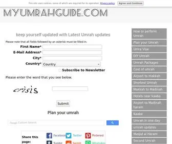 Myumrahguide.com(Plan your Umrah) Screenshot