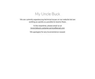 Myunclebuck.com(Punched Tin Lighting) Screenshot