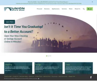 Myunionstateonline.com(Union State Bank) Screenshot