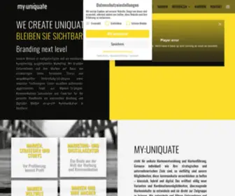 Myuniquate.de(Uniquate GmbH) Screenshot