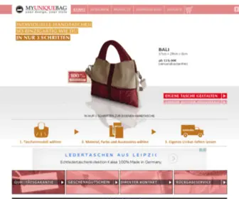 Myuniquebag.de(Damen Handtaschen) Screenshot