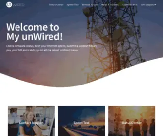 Myunwired.com(UnWired Broadband) Screenshot