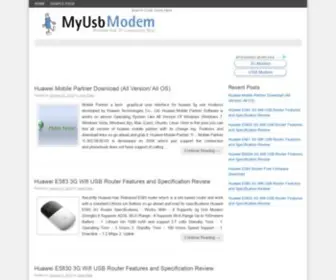 Myusbmodem.com(Huawei usb modem unlock) Screenshot