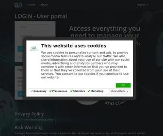 Myuserhub.com(Windsor Brokers User Portal) Screenshot