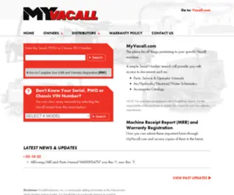 Myvacall.com(Myvacall) Screenshot