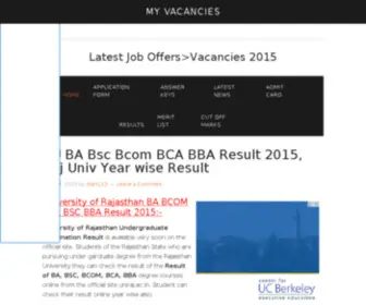 Myvacancies.in(My Vacancies) Screenshot
