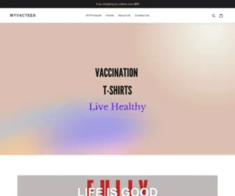 Myvactees.com(Vaccinated T) Screenshot