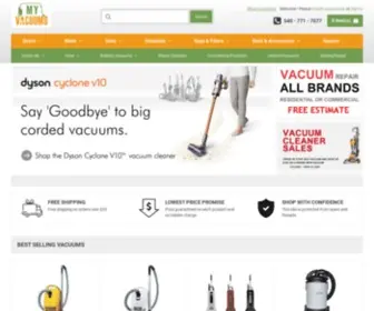 Myvacuums.com(My Vacuums) Screenshot