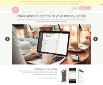 Myvalue.com(Toma control de tus finanzas personales) Screenshot